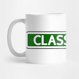 Classic Cor Street Sign Mug